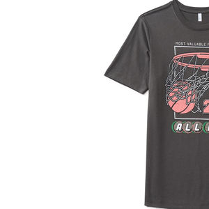 Camiseta de Manga Corta de Algodón Premium, Cuello Alto, Costuras Duraderas, Tacto Suave, Colores Vibrantes, Corte Moderno, Tela Ancha, Ecológica - Product Image 3