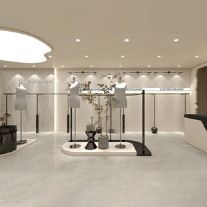 Étagère de présentation pour vêtements en métal au prix d'usine, support de présentation pour vêtements, accessoires de magasin et présentoir - Product Image 2