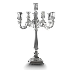 Bougeoir à 5 bras plaqué or mat en Aluminium, fait à la main avec un Design Unique pour la vente en gros - Product Image 3