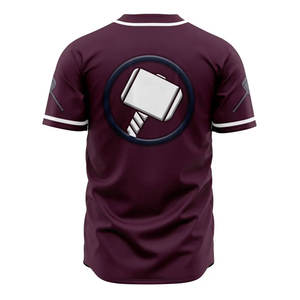 Nueva llegada Jersey de béisbol Equipo deportivo Logo Apliques Bordado Auténtico Softball Béisbol Jersey - Product Image 6