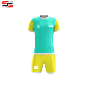 Uniforme de football de sport de fabrication du Pakistan uniforme de football de couleur unie et imprimé uniforme de football de haute qualité - Product Image 3