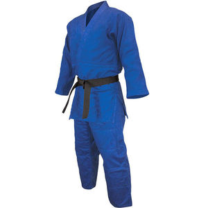 Última llegada diseño personalizado Durable Material algodón/poliéster negro Karate trajes de entrenamiento de artes marciales uniforme Gi para venta - Product Image 5