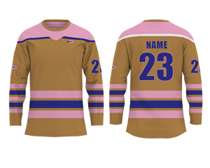 Jersey de Hockey Transpirable de Alta Calidad con Logotipo Personalizado, Uniforme Sublimado para Adultos, Ropa de Hockey sobre Hielo 100% Poliéster Unisex - Product Image 4