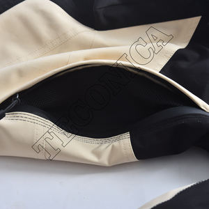 Pantalones de nieve beige y negro más vendidos impermeables con forro polar cálido para esquiar y deportes de invierno al aire libre - Product Image 6