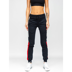 <b>Women</b> New High Quality Elastic Waist Fleece Lined Warm Loose <b>Jogger</b> Wide <b>Straight</b> <b>Leg</b> Pants Workout Sweatpants - Product Image 1