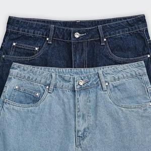 Oem-Short chic en denim déchiré pour homme, style urbain, décontracté, moyen, extensible, pour l'été - Product Image 4