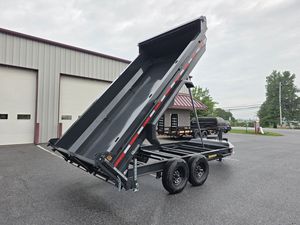 Top Export Quality 2026 6 x 10 FT Hydraulic Dump Trailer 7K GVWR Lowrider Tandem Axle Construction & Landscaping Trailer - Product Image 4