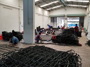 เชือกสำหรับเลี้ยงกุ้งขนาดใหญ่แผ่นฟิล์มพลาสติกคลุมได้อย่างคุ้มค่าใช้จ่ายสำหรับเรือนเพาะเลี้ยงปลาเลี้ยงกุ้ง - Product Image 4