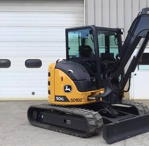 Moteur d'occasion de mini-pelle sur chenilles Jo.hn Dee.ree 50G Cylindre hydraulique à haut rendement - Product Image 3