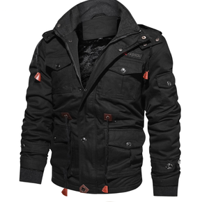 Vente en gros d'usine de haute qualité Veste de sport softshell pour hommes grande taille Vêtements d'extérieur à col montant avant Respirant et écologique - Product Image 6