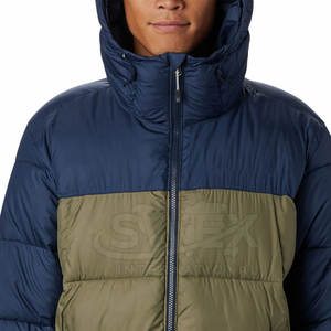 Concevez votre propre logo sur mesure Veste d'hiver à capuche pour hommes Vêtements décontractés imperméables Veste d'hiver à capuche à bulle - Product Image 5