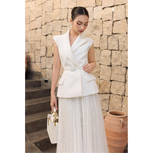 Jupes élégantes Enzo Leo pour femmes, vêtements durables de bonne qualité, fabrication OEM ODM au Vietnam, prêtes à être expédiées, livraison rapide, exportation de mode - Product Image 1