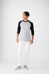 Camiseta a granel de manga larga, venta al por mayor, camiseta de alta calidad, camiseta de manga larga raglán, impresión personalizada con su diseño, camiseta para hombres - Product Image 6