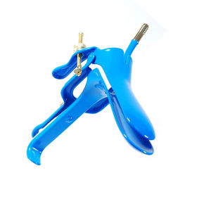 Tubo de espéculo Electro Vaginal de acero inoxidable alemán profesional Soporte de aguja de metal con revestimiento azul medio Espéculo Vaginal - Product Image 2