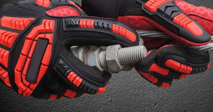 Nouveaux gants de mécanicien en cuir de qualité supérieure résistants à la chaleur antistatiques antivibrations sans silicone sans poudre personnalisables - Product Image 5