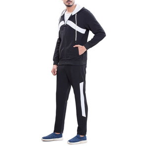 2025 nouveauté OEM survêtements en coton personnalisés ensemble de sweat à capuche avec fermeture éclair survêtements pour hommes survêtements lourds de haute qualité OEM - Product Image 3