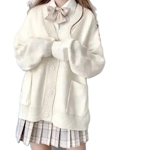 ชุดเครื่องแบบนักเรียนญี่ปุ่นพร้อมสเวตเตอร์ถักสำหรับฤดูใบไม้ผลิและใบไม้ร่วงชุดคาร์ดิแกน JK นักเรียนหญิงคอสเพลย์ - Product Image 2