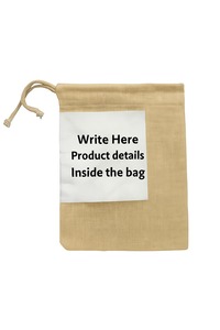 Sac de poche de haute qualité cordon écologique lavable durable réutilisable écologique 100% coton Tyvek pochette sac - Product Image 4