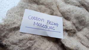 Fibre de coton naturelle de qualité supérieure sur mesure pour la filature douce et propre et prête pour la filature à la main ou à la roue - Product Image 2