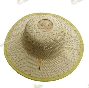Tejido de bambú Verano Playa al aire libre Protección solar Ala ancha Casual Panamá Sombrero de paja Ligero Sombrero de hierba hecho a mano con palanca - Product Image 1