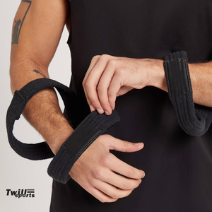 Adjustable High Gym Fitness Wrist Straps Cotton Sports Grip Band <b>Weight</b> Lifting Non-slip Strength <b>Training</b> Customizable Wrist - Product Image 3