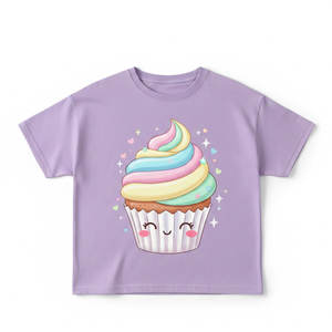 Camiseta de Algodón Tejido Grueso para Niños, Construcción Resistente para Jugar al Aire Libre, Costuras Reforzadas, Ecológica, Larga Duración - Product Image 1