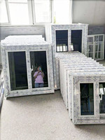 Vente directe d'usine Fenêtres coulissantes en PVC UPVC avec verre résistant aux ouragans pour les Bahamas