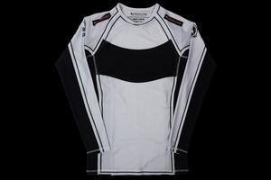 Custom Printed Breathable Full Sleeve UPF50+ Compression MMA Rash Guard Unisex OEM Heat-Transfer Printed <b>Shirt</b> - Product Image 4
