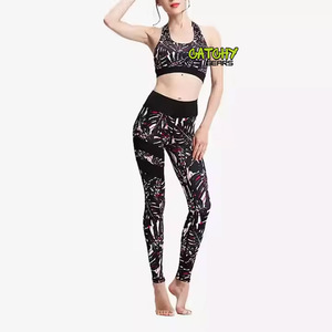 Ropa de gimnasio personalizada, conjuntos de entrenamiento para mujer, traje atlético, sujetador de Yoga de secado rápido, mallas deportivas de talla grande, conjunto de ropa deportiva para gimnasio y Fitness - Product Image 1