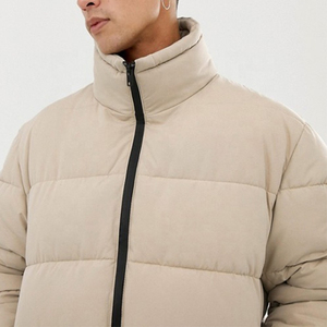 เสื้อแจ็กเก็ตแบบบุสองชั้นสำหรับผู้ชายเสื้อโค้ทแฟชั่นแนวสตรีทแบบลำลองอบอุ่นหนา - Product Image 1