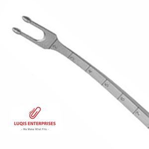 Osteotome nasal Obwegeser légèrement courbé, instrument chirurgical ORL, acier inoxydable de qualité médicale - Product Image 3