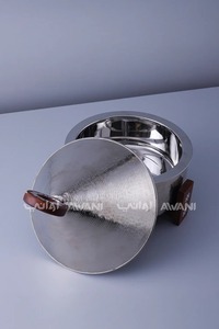 Réchaud à fondue en bois découpé au laser, qualité supérieure, fait à la main, casserole, best-seller, réchaud à nourriture en métal design - Product Image 6