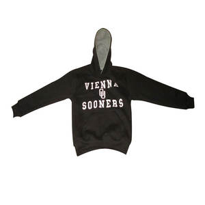 Sudadera con capucha de algodón 100% pesado de manga completa personalizada, tallas para jóvenes y adultos, diseño de logotipo con estampado de soplo, característica anticontracción - Product Image 2