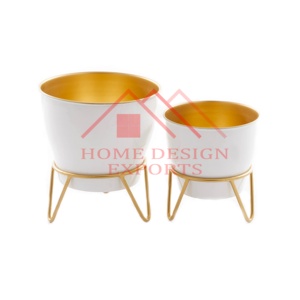 Maceta Interior con Soportes para Sala de Estar y Dormitorio, Decoraciones de Balcón, Macetas de Metal Elegantes, Jarrones - Product Image 4