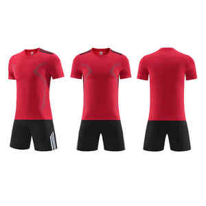 Camisetas Entrenamiento Personalizado Etiqueta privada Equipo de fútbol Uniforme y pantalones cortos para la venta Soporte Personalizado Tamaño del logotipo - Product Image 5