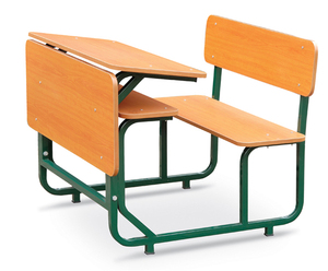 <strong>Cheap</strong> School Elementary Desk with Bench, Students Desk, Adjustable Single Student <strong>Tables</strong> with Drawers - Product Image 6