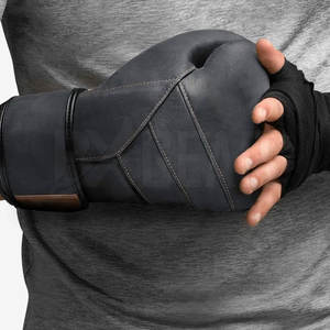 Gants de boxe en cuir tout usage avec prise sûre et soutien pour les entraînements de sparring et les entraînements quotidiens - Product Image 5
