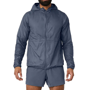 Nouvel arrivage de survêtements coupe-vent personnalisés pour hommes, survêtements coupe-vent respirants de grande taille pour hommes, avec service assuré par les OEM, vente en gros - Product Image 1