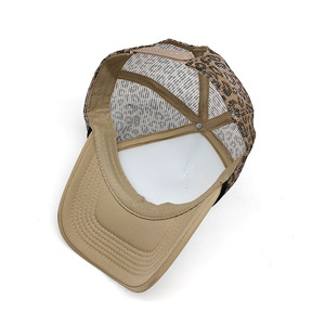 6 Panneau Blanc Deux Tons Réglable Sports Plat Peaked Baseball Snap-back Cap Mesh Trucker Caps Cotton Gorras Sport Trucker Hat - Product Image 5