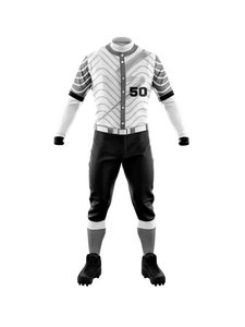 Uniformes de baseball imprimés personnalisés directs d'usine personnalisation complète pour les ligues de clubs scolaires - Product Image 4
