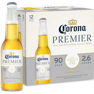 Corona Premier นำเข้าแคลอรี่ต่ำกว่า * เบียร์เบา, 12 PK, ขวด12 floz, 4.0% ABV - Product Image 1