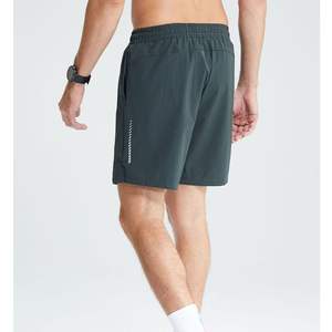Short de jogging pour hommes avec ceinture élastique doublure en maille évacuation de l'humidité Short de course et de fitness personnalisé - Product Image 3