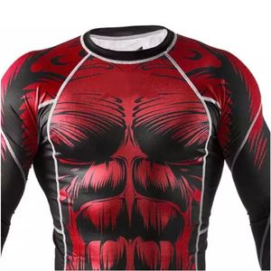 Rash Guard à manches longues anti-UV MMA et BJJ avec logo personnalisé UPF50 + respirant à séchage rapide et écologique - Product Image 3