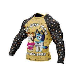 Nouvelle conception 2025 – Rashguards BJJ personnalisés avec logo imprimé, style sportif, vêtements de fitness, tenue de sport, compression MMA - Product Image 2