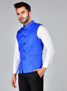 Chaleco Azul Rey de Primera Calidad para Hombre, para Novios, Fiestas y Recepciones de Boda, Disponible a un Precio Competitivo - Product Image 3