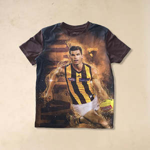 Camiseta VTG HAWKS Ronaldo 100% Poliéster con Lavado Ácido, Diseño Vintage, Tejido Ligero, Sublimación y Serigrafía - Product Image 1