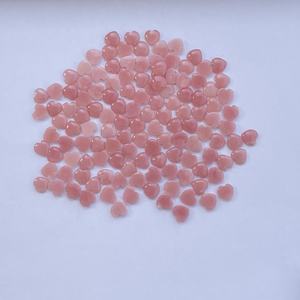 8mm 10mm 12mm Natural Perú Rosa ópalo piedra suave corazón cabujón piedra preciosa suelta semipreciosa Piedra Bonita gemas reales corazones lindo - Product Image 3