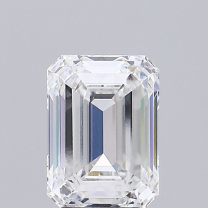 Diamant de laboratoire de 4,9 carats, taille émeraude, couleur E, clarté VVS2, percé au laser, certifié IGI - Product Image 1