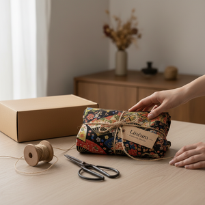 Nappe en popeline 100% coton, tissu naturel, style minimaliste, parfaite pour la maison et la restauration - Product Image 3