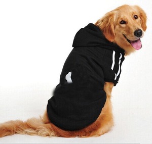 Venta al por mayor de Sudadera con capucha para mascotas de varios tamaños con bolsillo con cremallera, chaquetas y abrigos cómodos para perros, ropa transpirable para mascotas para todas las razas - Product Image 1